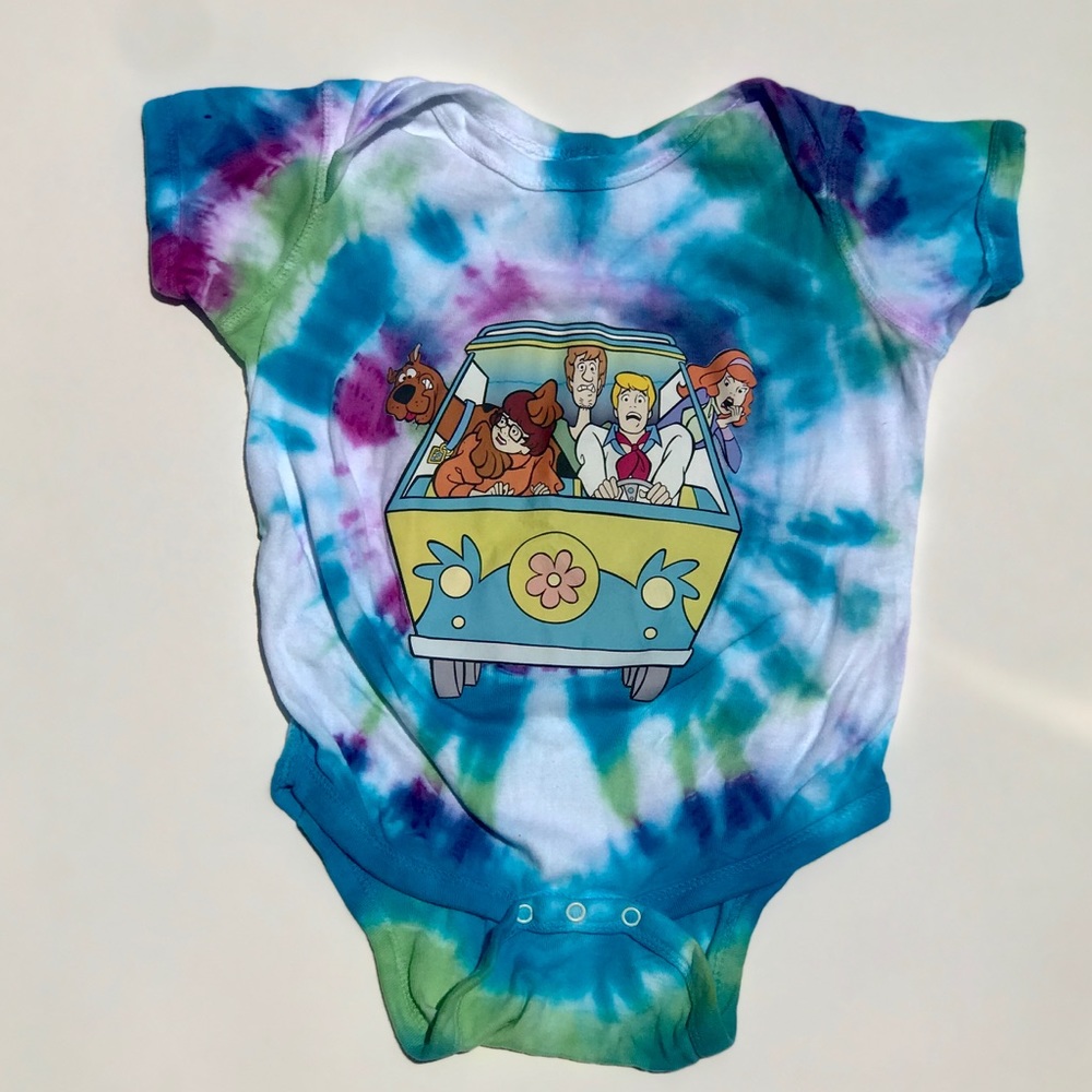 Scooby Doo Tie Dye Baby Toddler Onesie